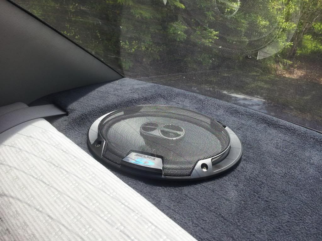 DIY mounting 6x9" speakers in parcel shelf AusLancer